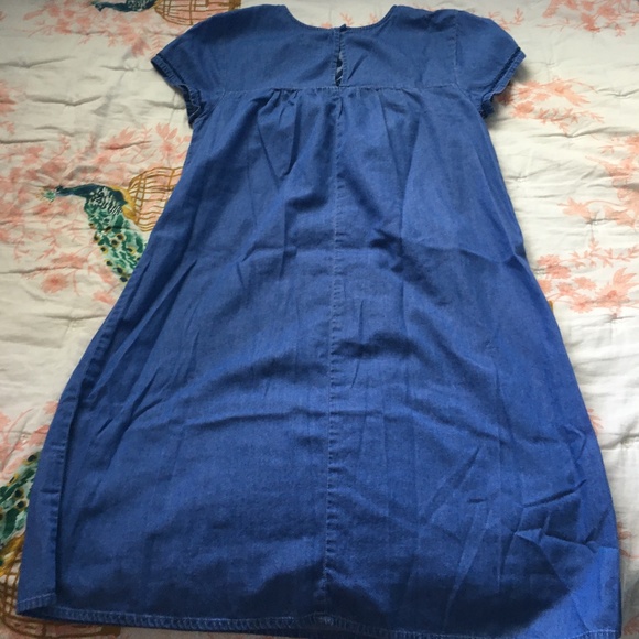 Embroidered Denim Dress - Picture 2 of 4